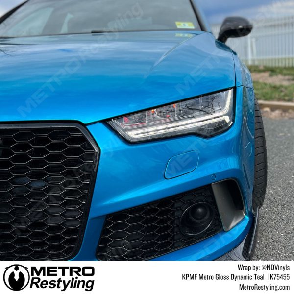 KPMF K75400 Metro Gloss Dynamic Teal Vinyl Wrap | K75455 Online Sale - Image 5