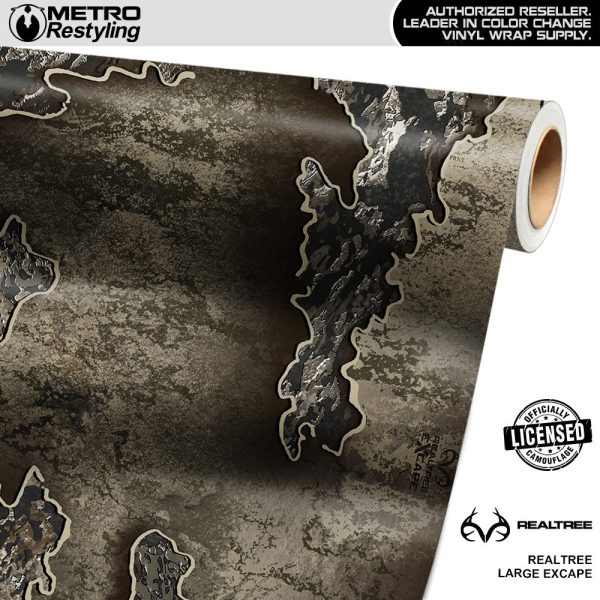 Realtree Large Excape Camouflage Vinyl Wrap Film Hot on Sale