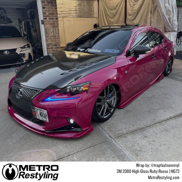 3M 2080 High Gloss Ruby Rosso Vinyl Wrap | HG73 Cheap - Image 2