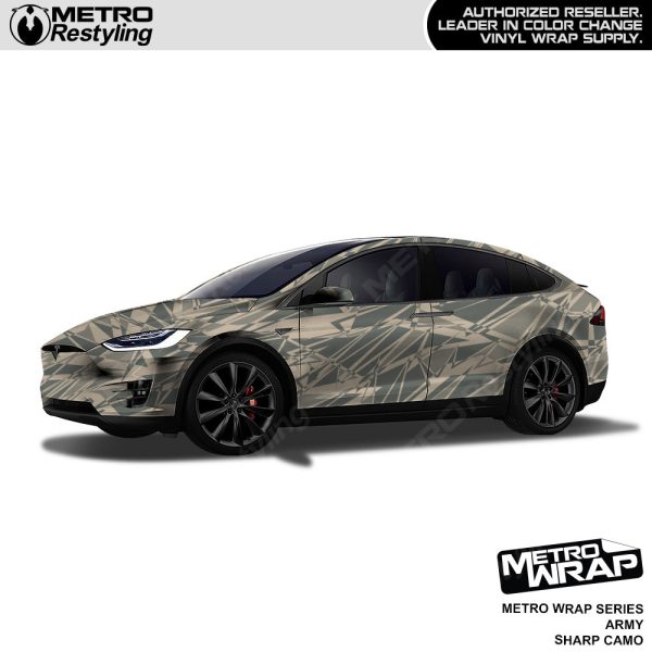 Metro Wrap Sharp Army Camouflage Vinyl Film on Sale - Image 2