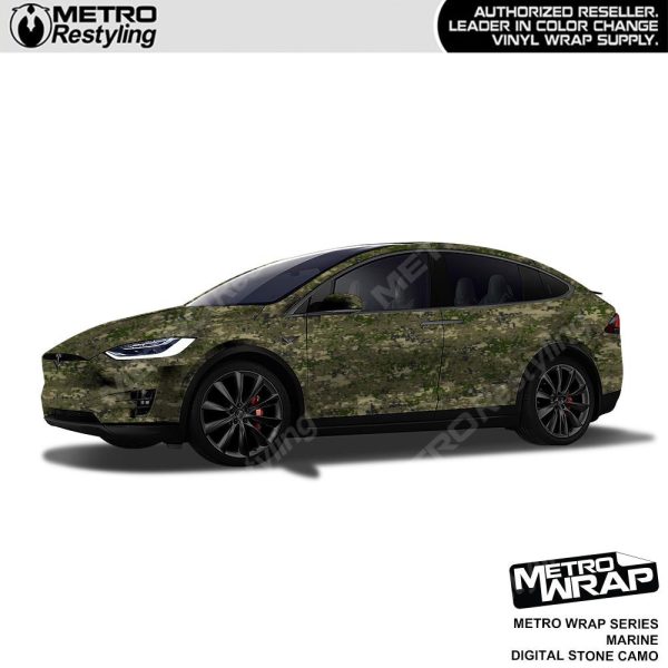 Metro Wrap Digital Stone Marine Camouflage Vinyl Film Online Hot Sale - Image 2