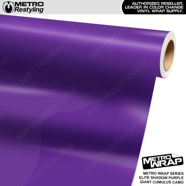 Metro Wrap Giant Cumulus Elite Shadow Purple Camouflage Vinyl Film Supply