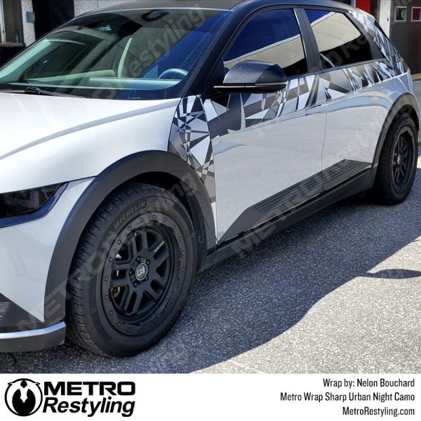 Metro Wrap Sharp Urban Night Camouflage Vinyl Film Supply - Image 3