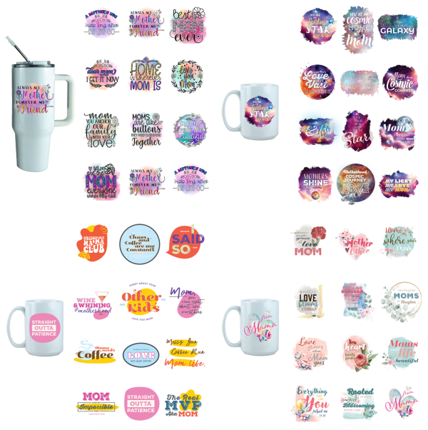 MULTI PRODUCT USE - DIGITAL SUBLIMATION DESIGNS - MOTHER S DAY - NEW DESIGNS ADDED!! Hot on Sale