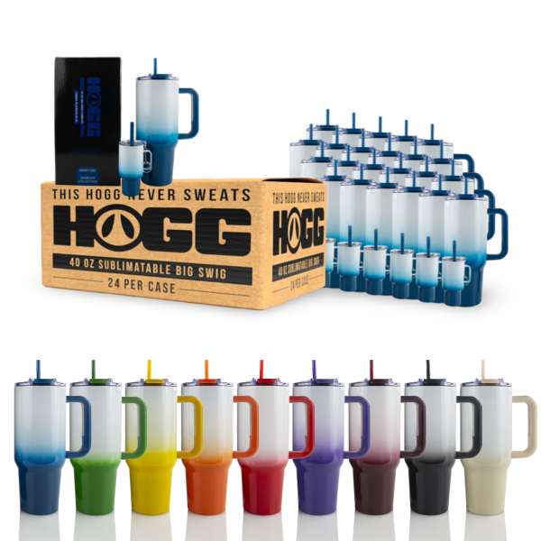 40oz SUBLIMATABLE BIG SWIG TUMBLER CASE (24 UNITS) - GAME DAY COLLECTION SET Online now