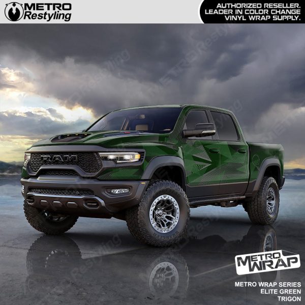 Metro Wrap Trigon Elite Green Vinyl Film Hot on Sale - Image 3