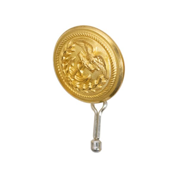 Coast Guard Button: 22-1 2 Ligne Gold with bodkin Sale