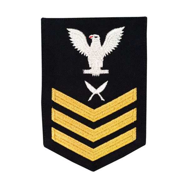 Navy E6 MALE Rating Badge: Yeoman - blue For Cheap - Image 2